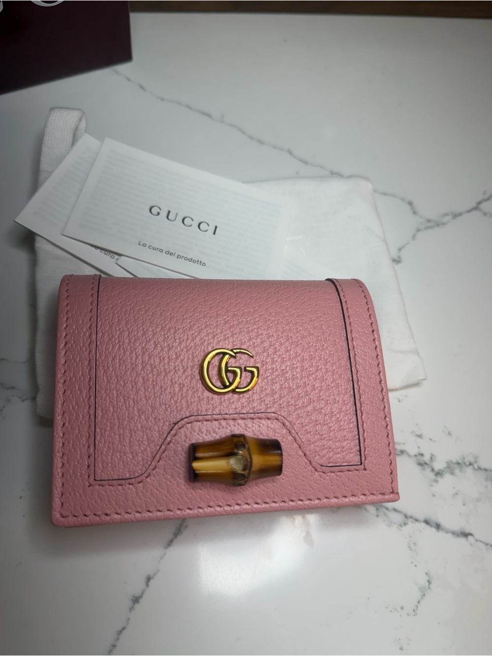 Authentic Gucci Diana Pink Wallet - Like New Good Condition - Picture 8 of 12